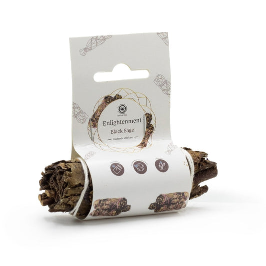 Black Sage (Mugwort) Smudge Stick - tebaspa
