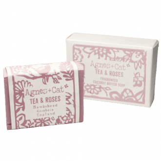 Coconut Butter Soap - Tea & Roses - tebaspa