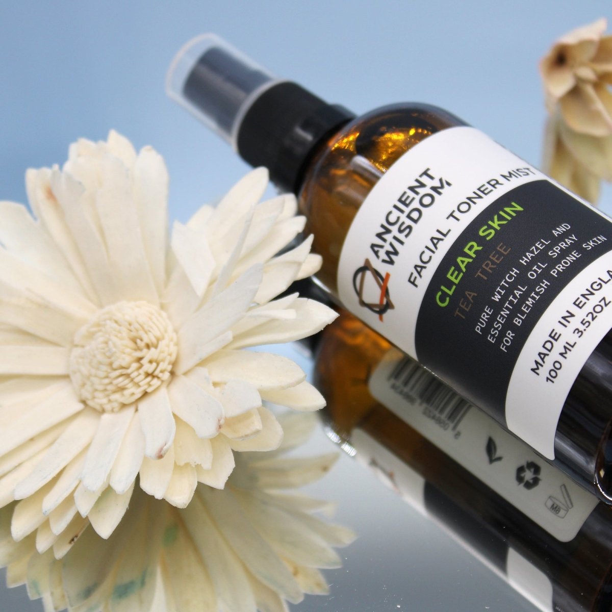 Facial Toner Mist - Witch Hazel & Peppermint - tebaspa