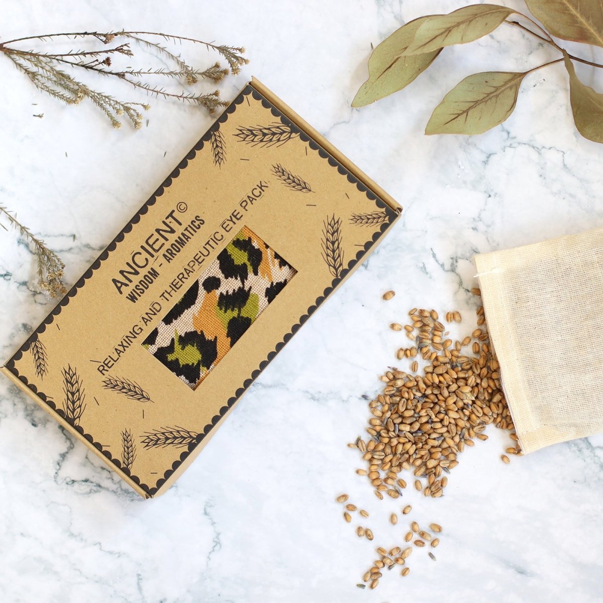 Lavender Eye Pillow – Night Leopard - tebaspa