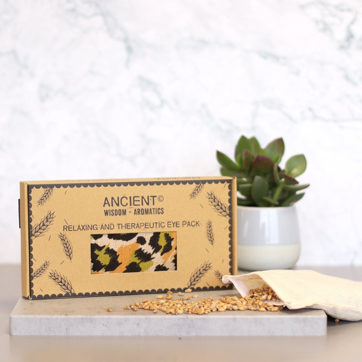 Lavender Eye Pillow – Night Leopard - tebaspa
