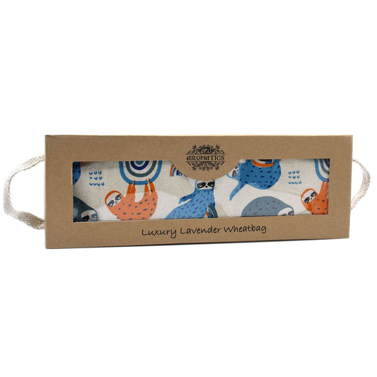 Luxury Lavender Wheat Bag - Lazy Sloth - tebaspa