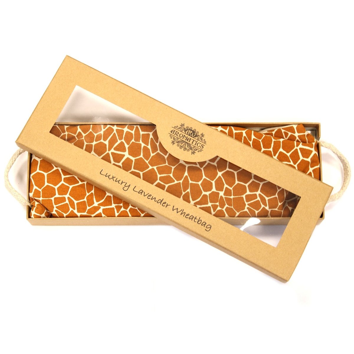 Luxury Lavender Wheat Bag - Madagascar Giraffe - tebaspa