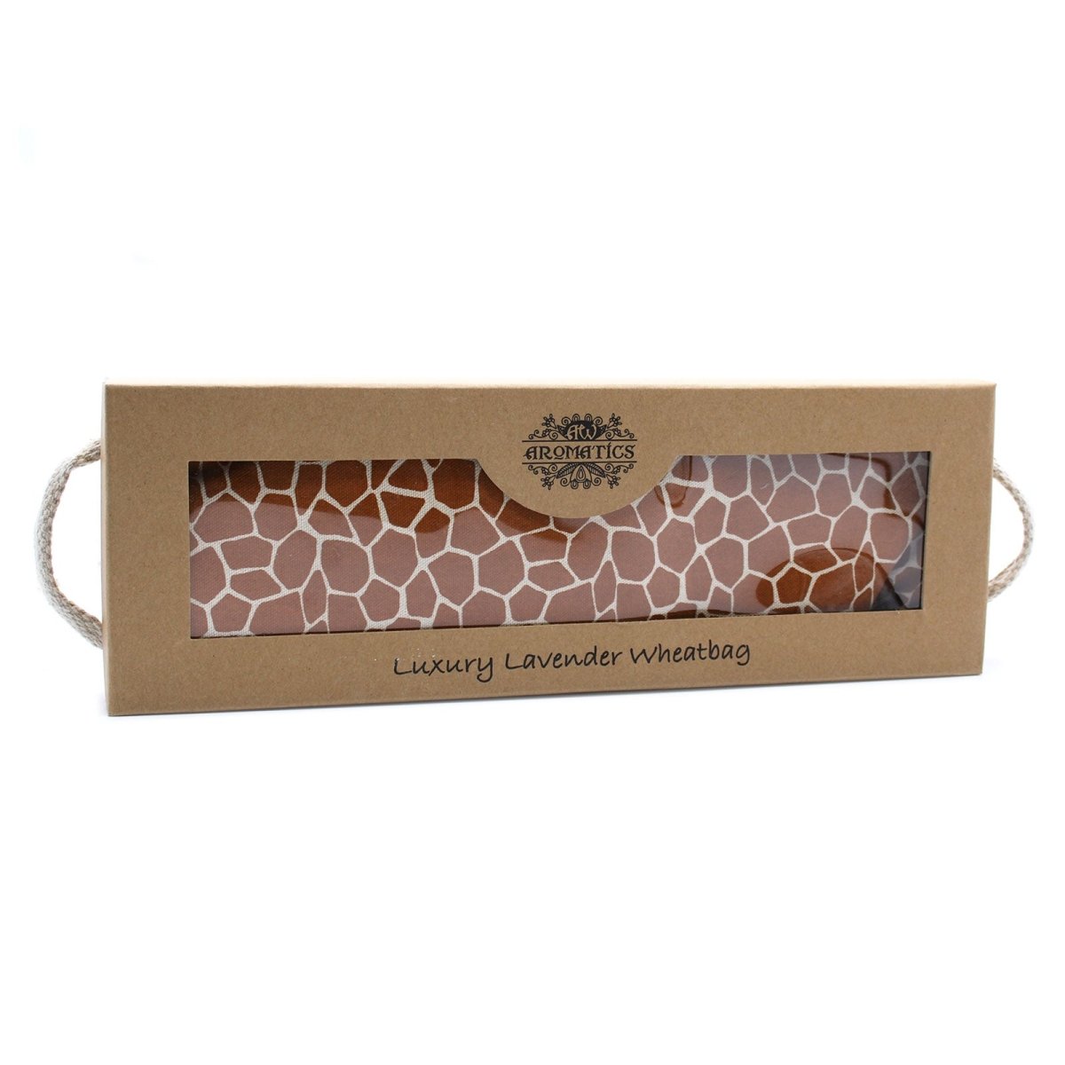 Luxury Lavender Wheat Bag - Madagascar Giraffe - tebaspa