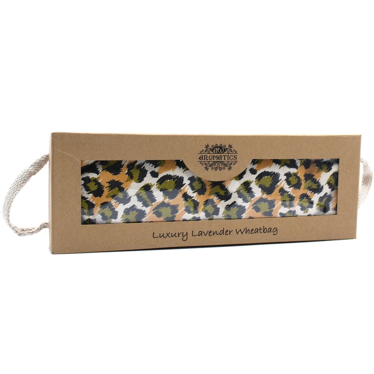 Luxury Lavender Wheat Bag - Night Leopard - tebaspa