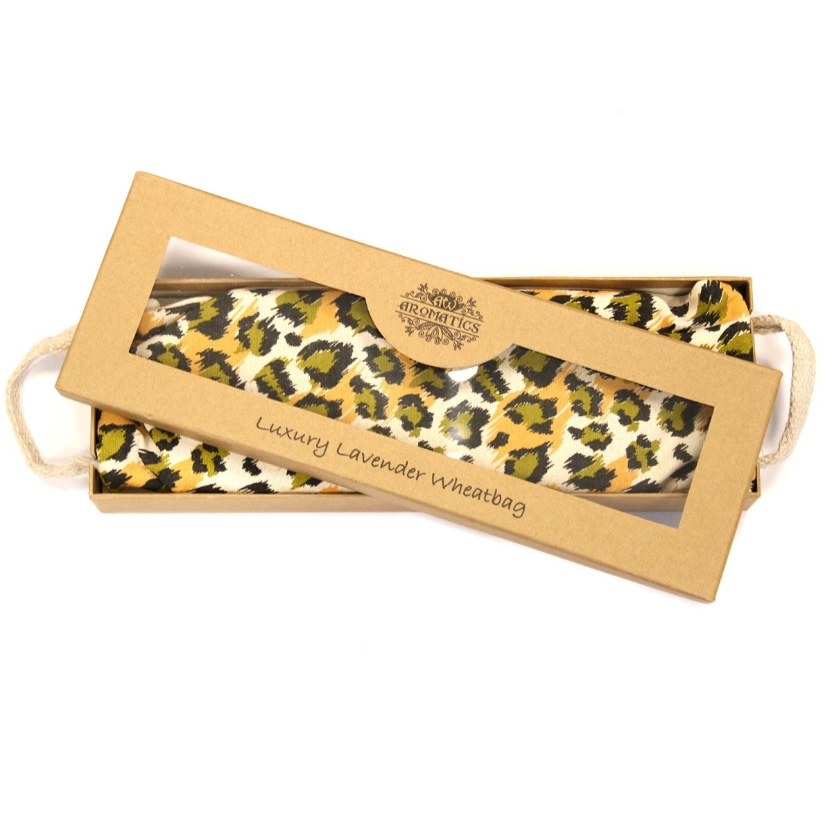Luxury Lavender Wheat Bag - Night Leopard - tebaspa