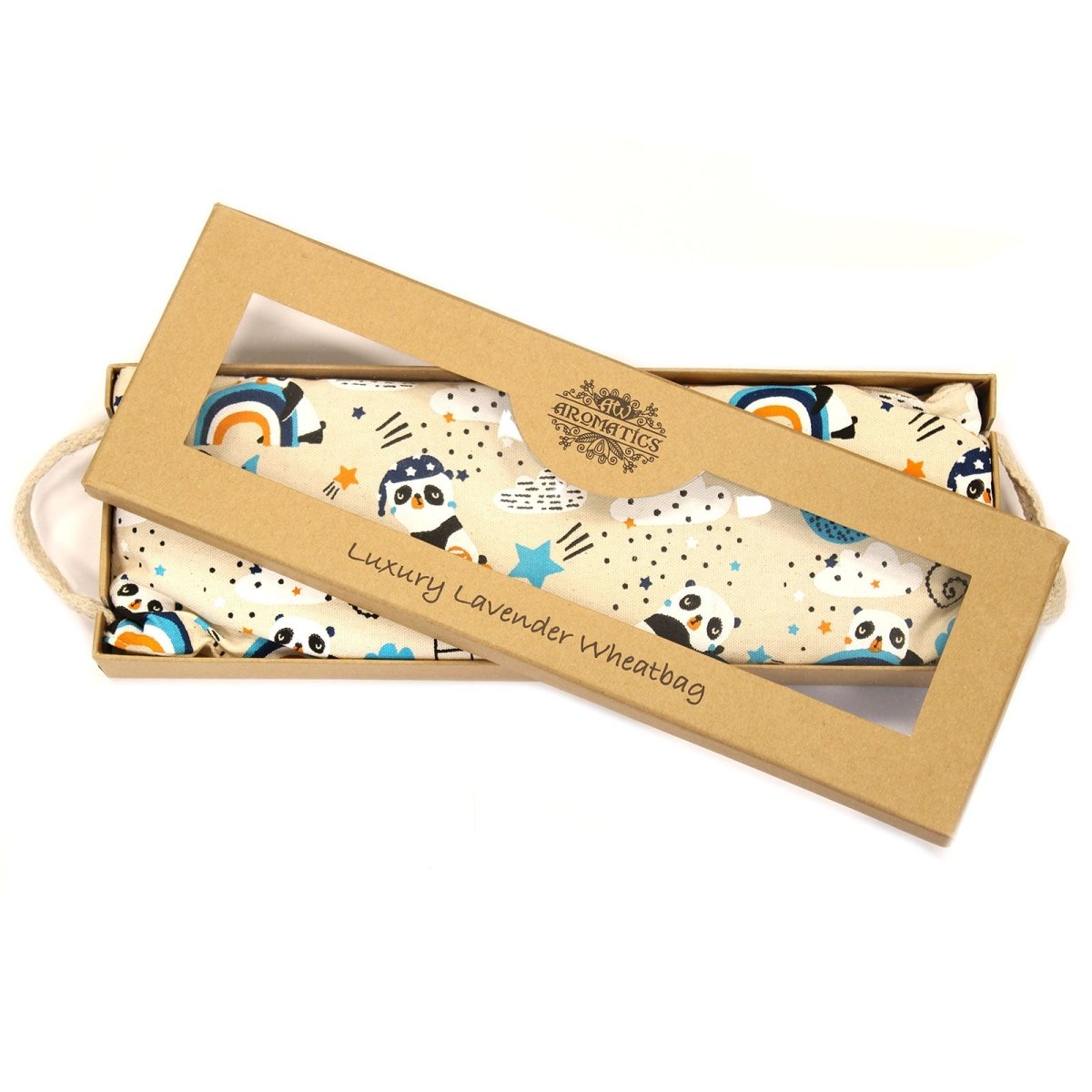 Luxury Lavender Wheat Bag - Sleepy Panda - tebaspa