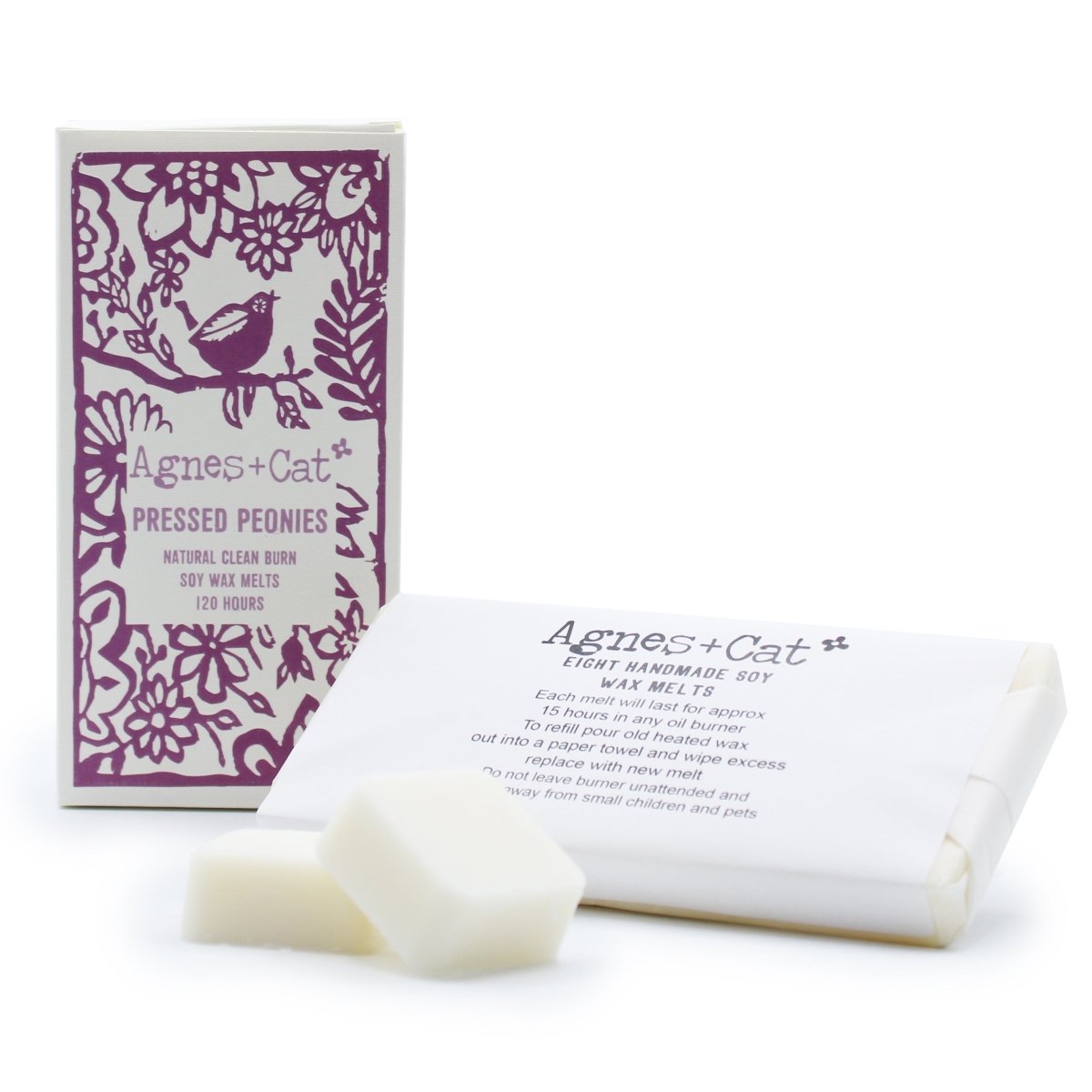Natural Soy Wax Melts - Pressed Peonie - tebaspa